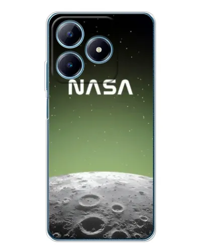 Чехол для Realme C63 4G с картинкой «NASA — лунный градиент»