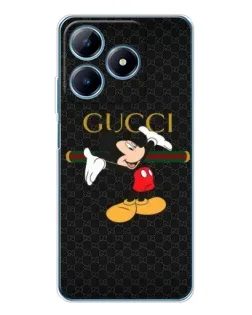 Чехол для Realme C63 4G с картинкой «Микки Маус Gucci»