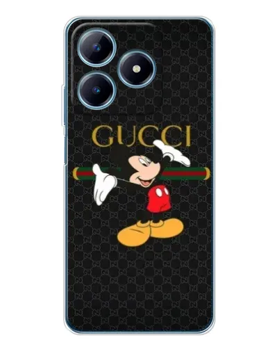 Чехол для Realme C63 4G с картинкой «Микки Маус Gucci»