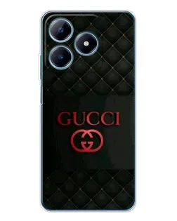Чехол для Realme C63 4G с картинкой «Gucci — стеганый черный»
