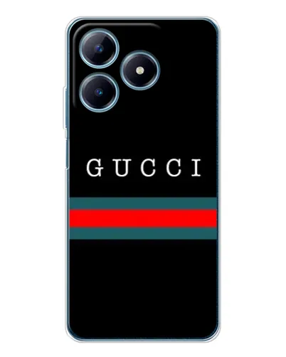 Чехол для Realme C63 4G с картинкой «Gucci — красный пояс»