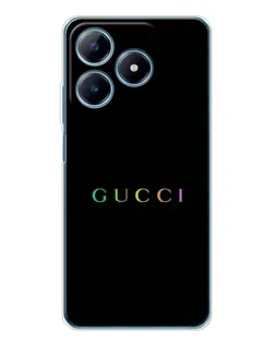 Чехол для Realme C63 4G с картинкой «Gucci — неоновый минимализм»