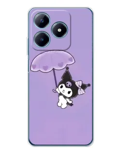 Чохол для Realme C63 4G з картинкою «Kuromi з парасолькою» Чохол для Realme C63 4G з картинкою «Kuromi з парасолькою»