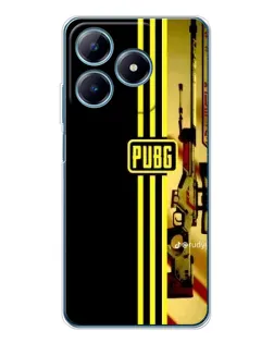 Чехол для Realme C63 4G с картинкой «PUBG — камуфляжный шлем»