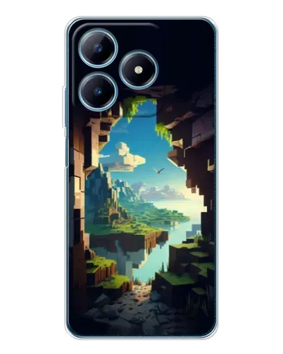 Чехол для Realme C63 4G с картинкой «Вид из пещеры» Чехол для Realme C63 4G с картинкой «Вид из пещеры»