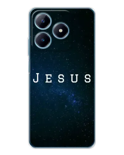 Чехол для Realme C63 4G с картинкой «Звездное небо Jesus»