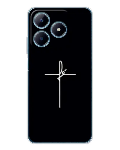 Чехол для Realme C63 4G с картинкой «Тонкий крест» Чехол для Realme C63 4G с картинкой «Тонкий крест»