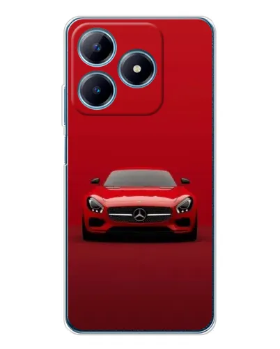 Чехол для Realme C63 4G с картинкой «Красный Mercedes AMG» Чехол для Realme C63 4G с картинкой «Красный Mercedes AMG»