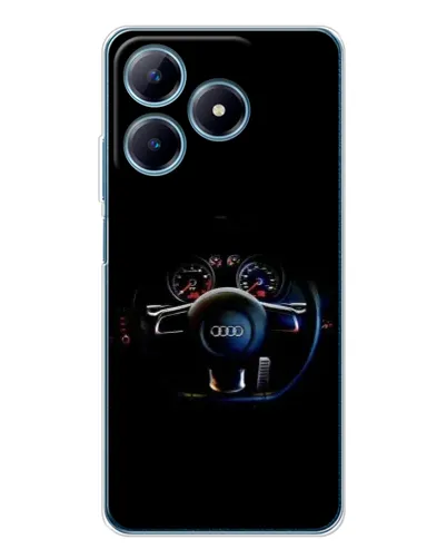 Чехол для Realme C63 4G с картинкой «Салон Audi — руль» Чехол для Realme C63 4G с картинкой «Салон Audi — руль»