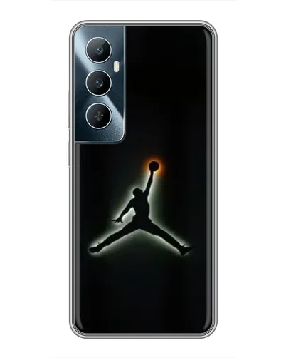 Чехол для Realme C65 с картинкой «Jordan Gradient Logo» Чехол для Realme C65 с картинкой «Jordan Gradient Logo»