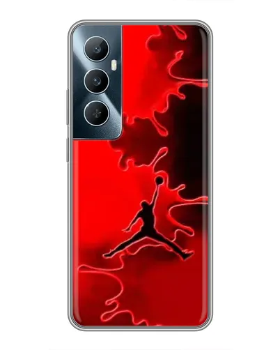 Чехол для Realme C65 с картинкой «Jordan Red Smoke» Чехол для Realme C65 с картинкой «Jordan Red Smoke»
