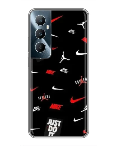 Чехол для Realme C65 с картинкой «Nike Mix Pattern» Чехол для Realme C65 с картинкой «Nike Mix Pattern»