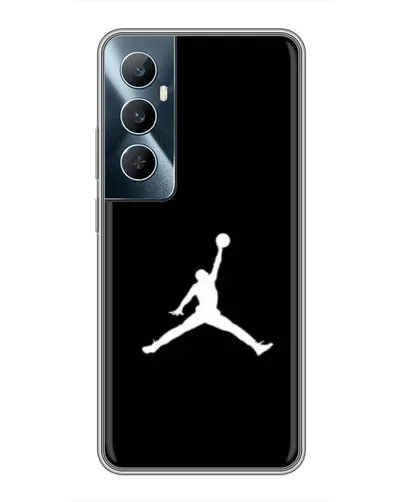 Чехол для Realme C65 с картинкой «Jordan Silhouette» Чехол для Realme C65 с картинкой «Jordan Silhouette»