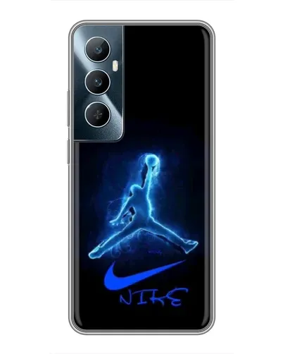 Чехол для Realme C65 с картинкой «Jordan Neon Blue» Чехол для Realme C65 с картинкой «Jordan Neon Blue»