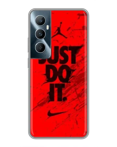 Чехол для Realme C65 с картинкой «Nike Just Do It» Чехол для Realme C65 с картинкой «Nike Just Do It»