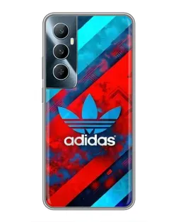 Чехол для Realme C65 с картинкой «Абстракция Adidas»