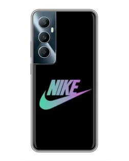 Чехол для Realme C65 с картинкой «Nike — городская ночь»