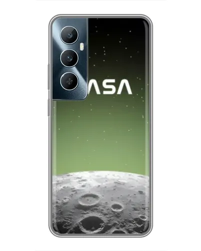 Чехол для Realme C65 с картинкой «NASA — лунный градиент»