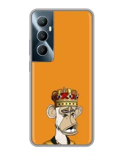 Чехол для Realme C65 с картинкой «Золотая обезьяна Bored Ape»