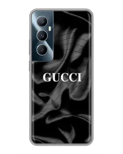 Чехол для Realme C65 с картинкой «Gucci — шелковые волны»