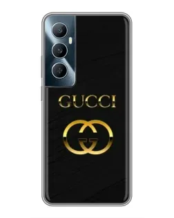 Чехол для Realme C65 с картинкой «Золотой логотип Gucci» Чехол для Realme C65 с картинкой «Золотой логотип Gucci»
