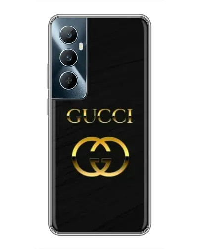 Чехол для Realme C65 с картинкой «Золотой логотип Gucci» Чехол для Realme C65 с картинкой «Золотой логотип Gucci»
