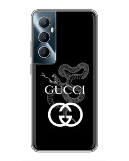 Чехол для Realme C65 с картинкой «Gucci — серебряная змея» Чехол для Realme C65 с картинкой «Gucci — серебряная змея»