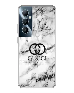 Чехол для Realme C65 с картинкой «Gucci — мраморный шик» Чехол для Realme C65 с картинкой «Gucci — мраморный шик»