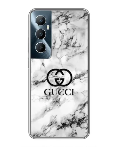 Чехол для Realme C65 с картинкой «Gucci — мраморный шик» Чехол для Realme C65 с картинкой «Gucci — мраморный шик»