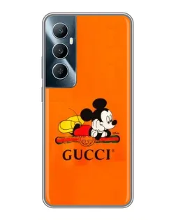 Чехол для Realme C65 с картинкой «Микки Маус Gucci — оранж» Чехол для Realme C65 с картинкой «Микки Маус Gucci — оранж»