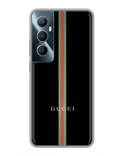Чехол для Realme C65 с картинкой «Gucci — строгая линия» Чехол для Realme C65 с картинкой «Gucci — строгая линия»