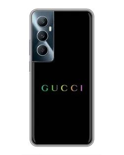 Чехол для Realme C65 с картинкой «Gucci — неоновый минимализм» Чехол для Realme C65 с картинкой «Gucci — неоновый минимализм»