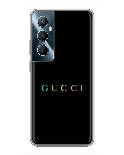Чехол для Realme C65 с картинкой «Gucci — неоновый минимализм» Чехол для Realme C65 с картинкой «Gucci — неоновый минимализм»