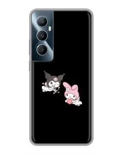 Чехол для Realme C65 с картинкой «My Melody и Kuromi»