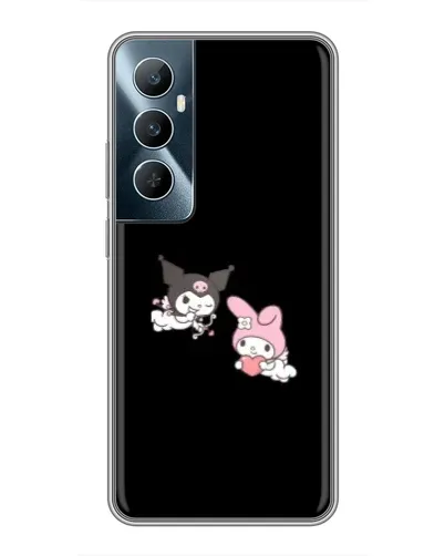 Чехол для Realme C65 с картинкой «My Melody и Kuromi»
