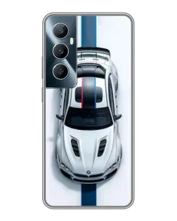 Чохол для Realme C65 з картинкою «Вид зверху — BMW M»
