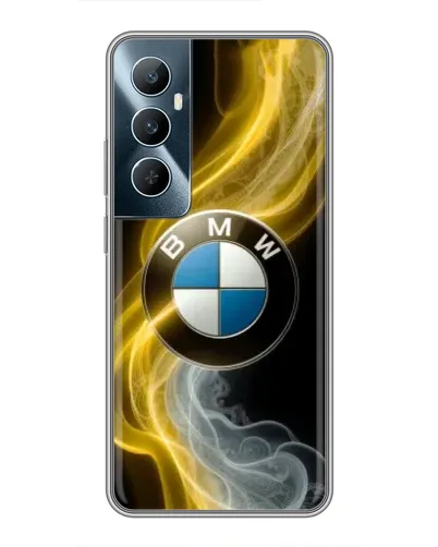 Чохол для Realme C65 з картинкою «Золотистий дим BMW» Чохол для Realme C65 з картинкою «Золотистий дим BMW»