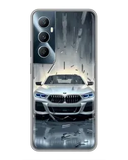 Чохол для Realme C65 з картинкою «BMW у світлі фар»