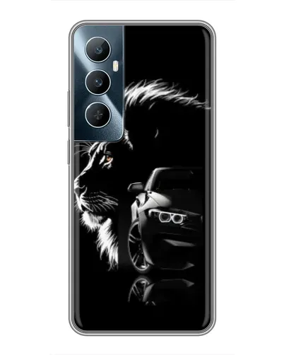 Чохол для Realme C65 з картинкою «BMW та лев» Чохол для Realme C65 з картинкою «BMW та лев»