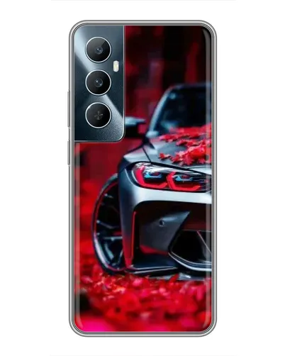 Чохол для Realme C65 з картинкою «Спортивна BMW та квіти» Чохол для Realme C65 з картинкою «Спортивна BMW та квіти»