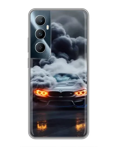 Чохол для Realme C65 з картинкою «BMW у диму» Чохол для Realme C65 з картинкою «BMW у диму»