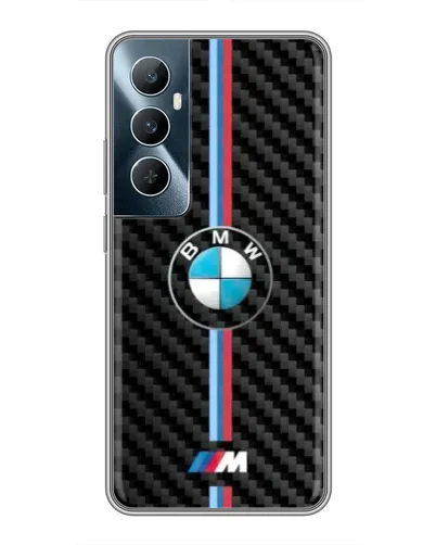Чохол для Realme C65 з картинкою «Емблема BMW та карбон» Чохол для Realme C65 з картинкою «Емблема BMW та карбон»