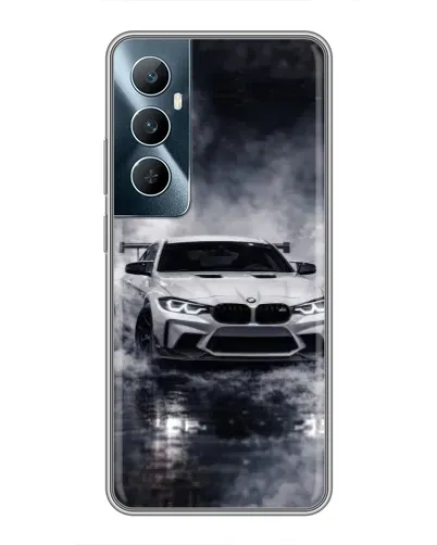 Чохол для Realme C65 з картинкою «BMW крізь туман» Чохол для Realme C65 з картинкою «BMW крізь туман»