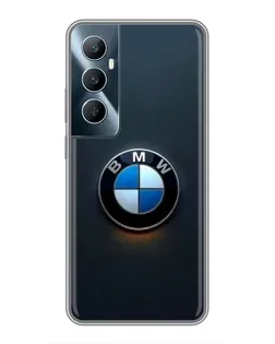 Чохол для Realme C65 з картинкою «Логотип BMW — мінімалізм»