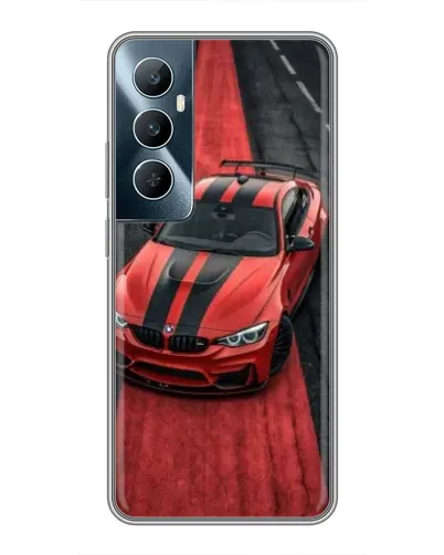 Чохол для Realme C65 з картинкою «BMW на червоній доріжці» Чохол для Realme C65 з картинкою «BMW на червоній доріжці»