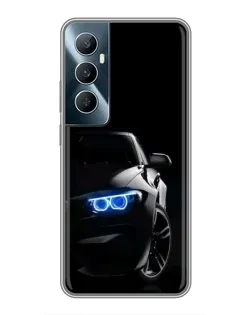 Чохол для Realme C65 з картинкою «BMW — нічний погляд»
