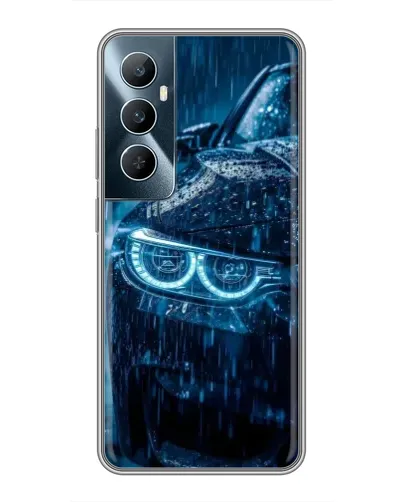 Чехол для Realme C65 с картинкой «BMW под дождем» Чехол для Realme C65 с картинкой «BMW под дождем»