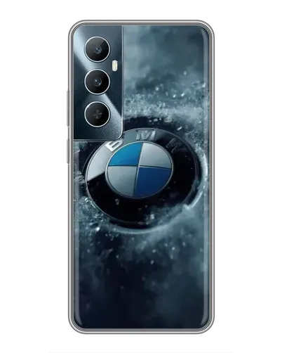 Чохол для Realme C65 з картинкою «Логотип BMW — лід» Чохол для Realme C65 з картинкою «Логотип BMW — лід»