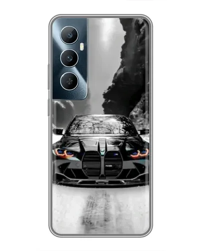Чехол для Realme C65 с картинкой «BMW — акварельный дрифт» Чехол для Realme C65 с картинкой «BMW — акварельный дрифт»