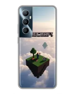 Чехол для Realme C65 с картинкой «Небесный остров»